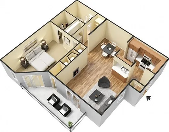 One Bedroom One Bedroom