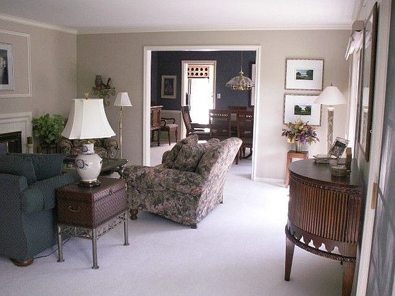 Formal living room w/view to dining room
