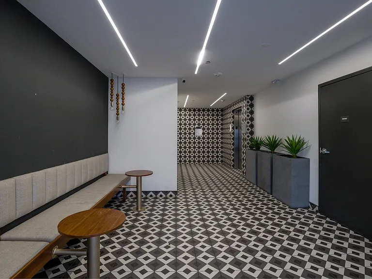 Lobby and Elevator of Barry Diamond by Wiseman
