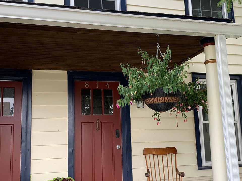 Front porch and door