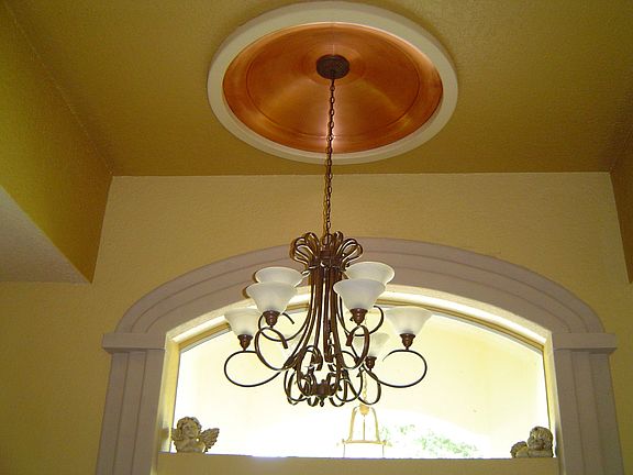 COPPER DOME IN FOYER