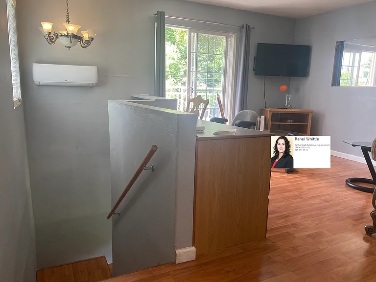 loft and living space with large screen tv and outdoor upstairs patio; separate to masterbedroom