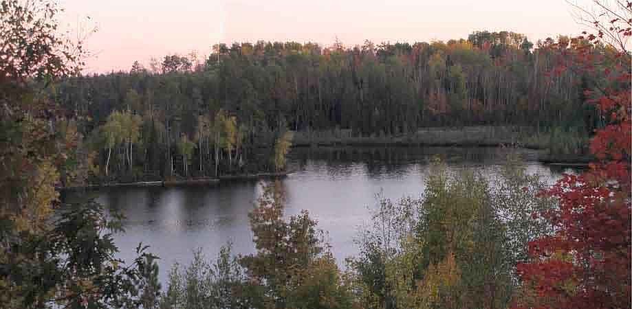 View of the lake