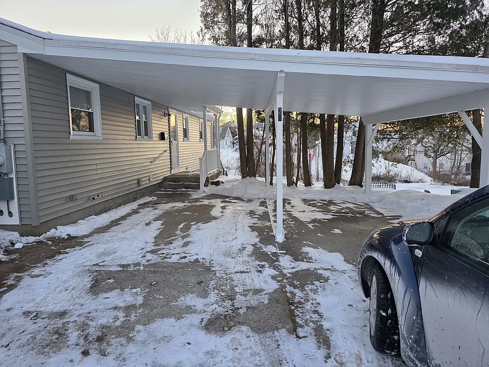 Offstreet, covered parking