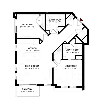 Floor plan 668-C1