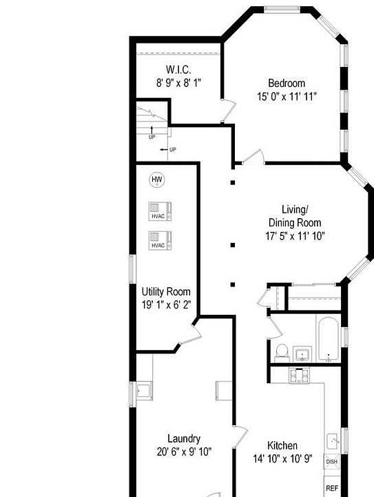 Spacious floor plan.