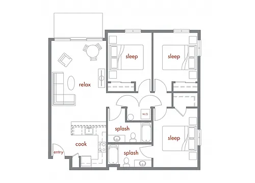 Floor plan C1