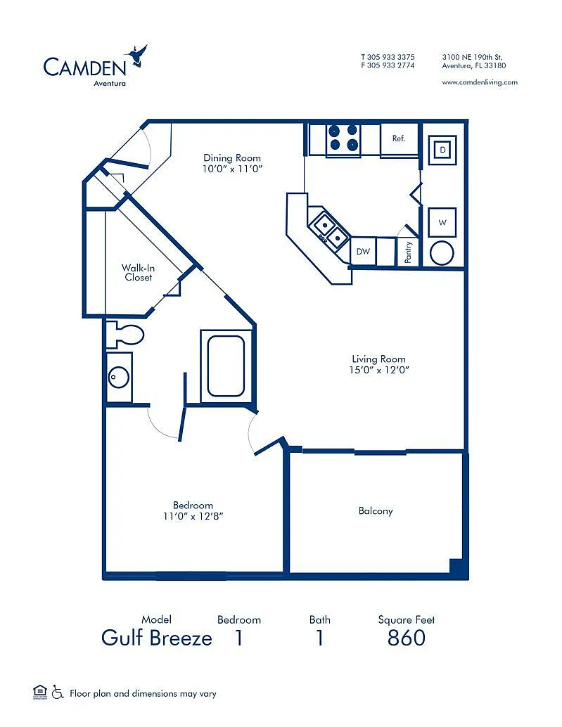 Floor plan Gulf Breeze