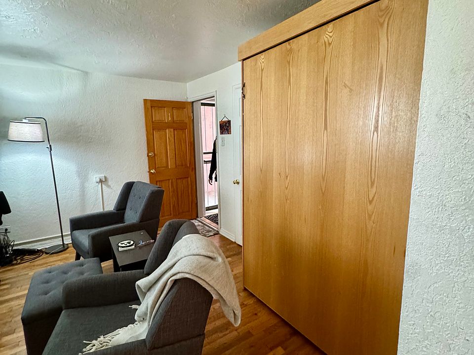 Living room with Murphy bed enclosed
