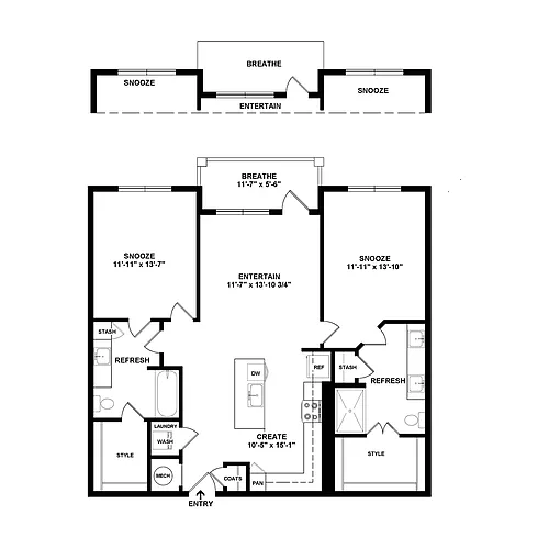 Floor plan B3
