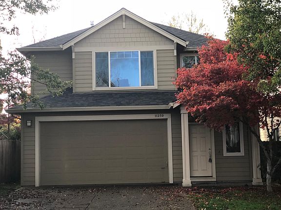 Two story house located on a quiet cul-de-sac