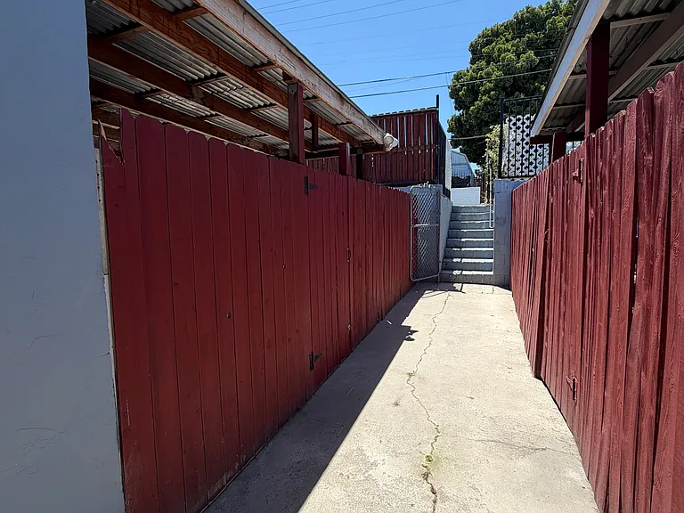 Walkway to Parking/Alley