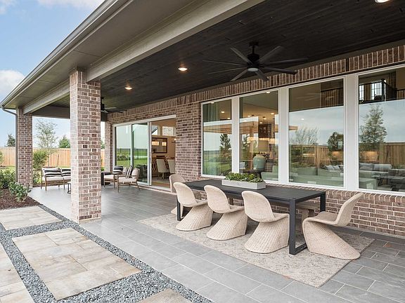 Representative Only Milan Plan Covered Outdoor Living