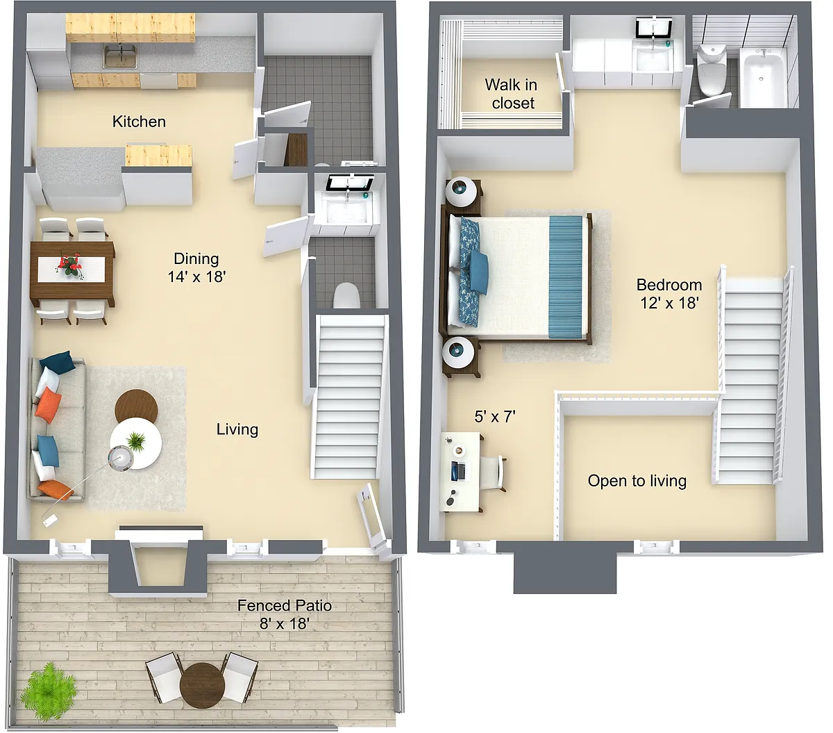 Floor plan Meridian Loft