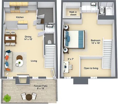 Floor plan Meridian Loft