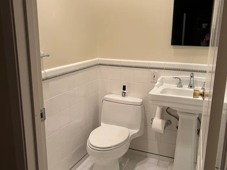 Hallway bathroom