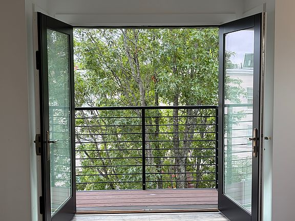 Balcony off master bedroom.