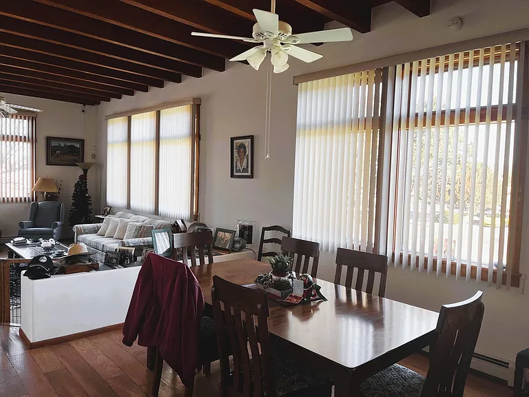 Dining room open to Living room
