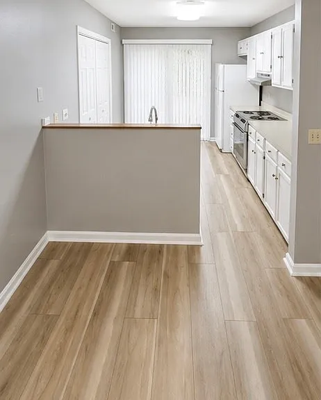 Living Area, Facing into Kitchen