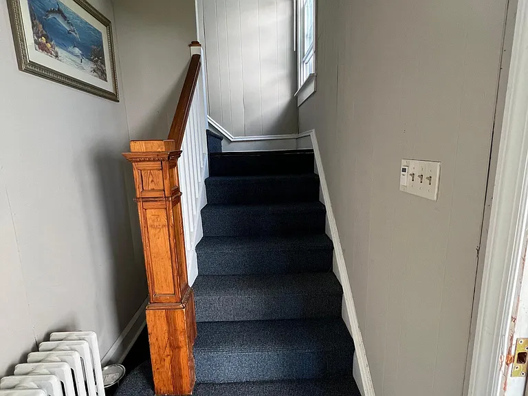 First set of steps to apartment