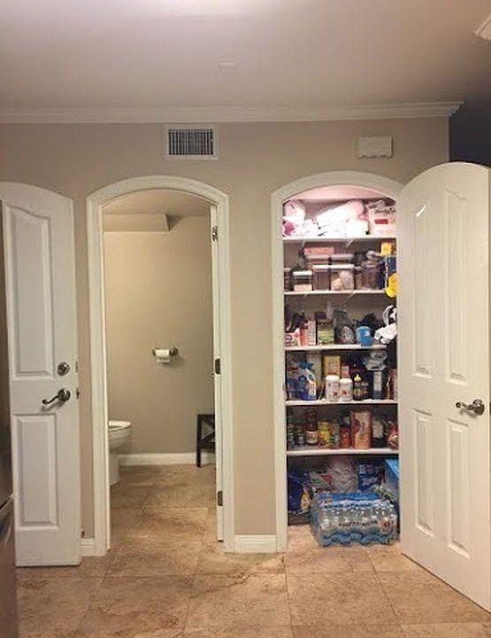 Guest bathroom and Pantry