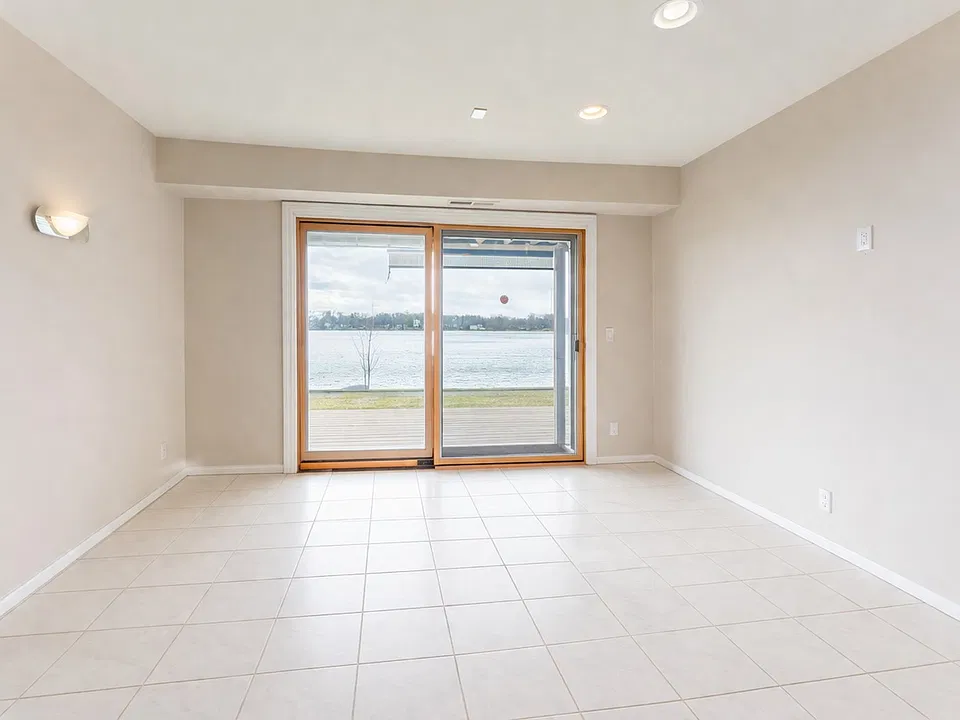 Family Room Overlooking Square Lake