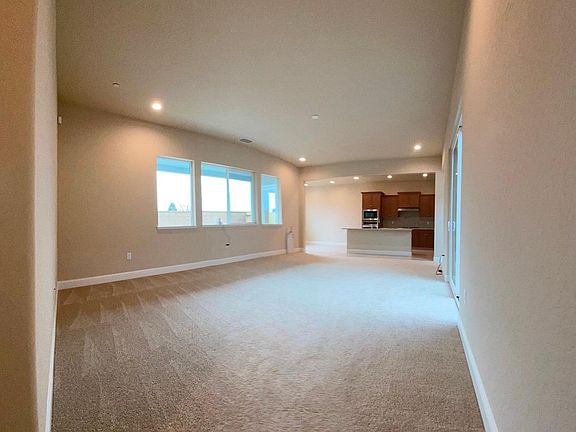 Living room and kitchen