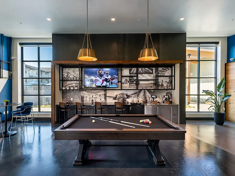 Game Room with Billiards