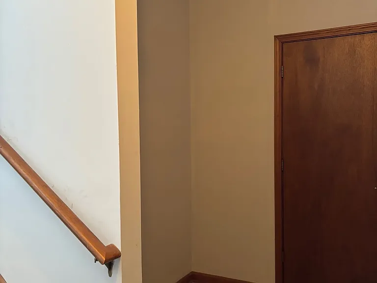 Entry off garage.