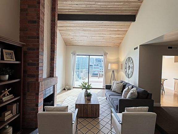 Living room with a layout idea
