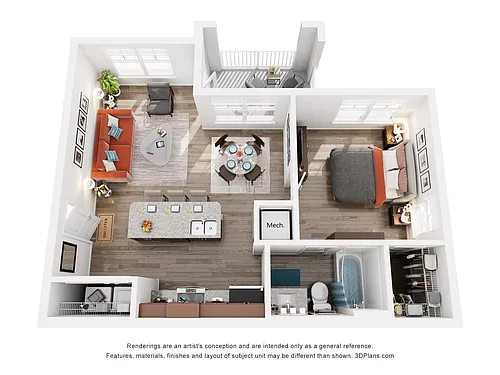 Floor plan Commerce