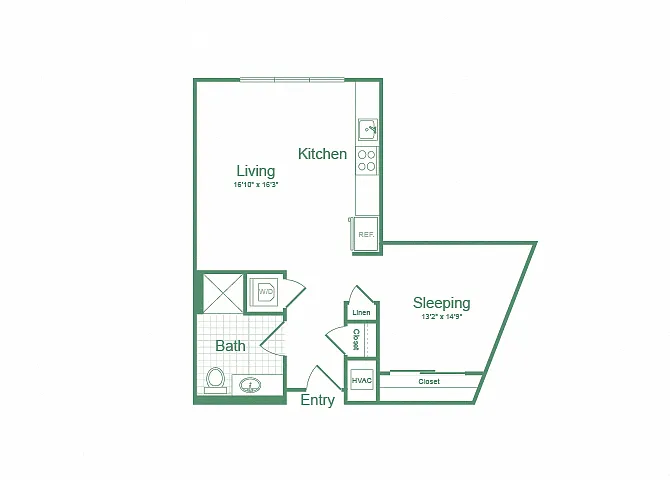 Floor plan Studio S4