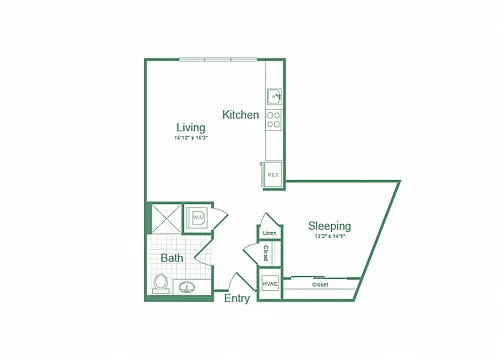 Floor plan Studio S4