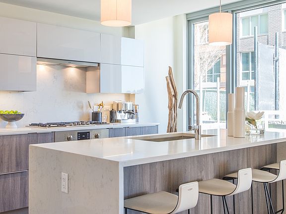 Kitchen with spacious island