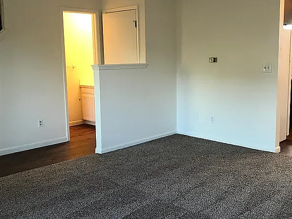 Living room, 1/2 bath & coat closet