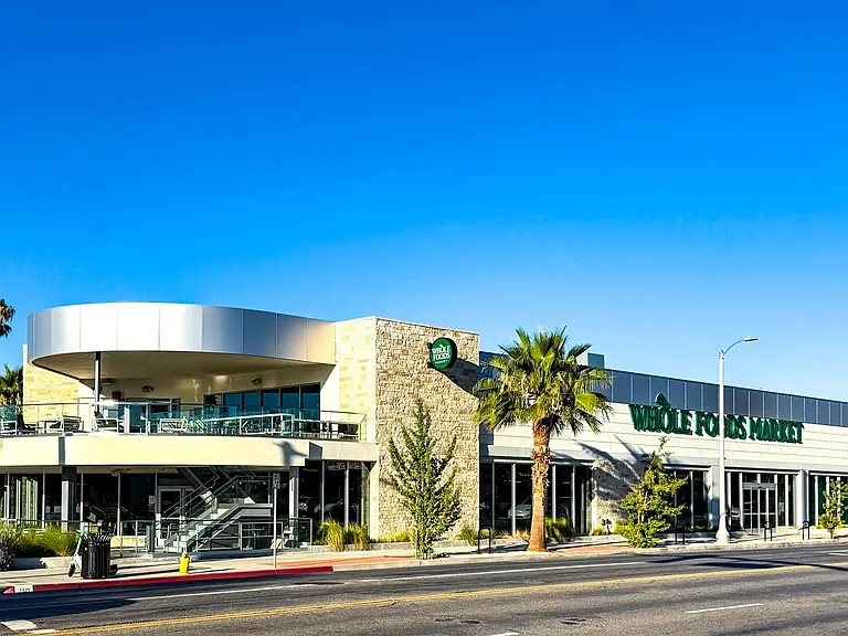 Whole Foods Market just minutes from Alister Sherman Oaks, offering convenient access to fresh groceries and everyday essentials.
