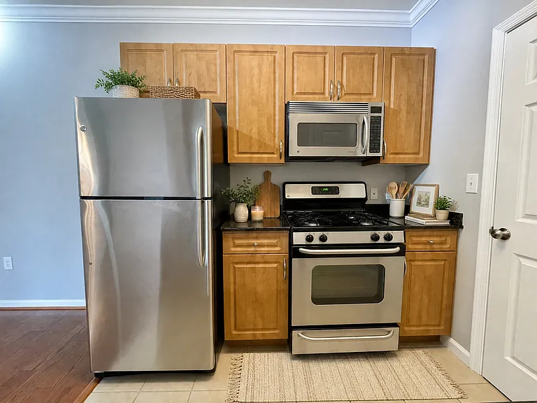 Virtually staged kitchen