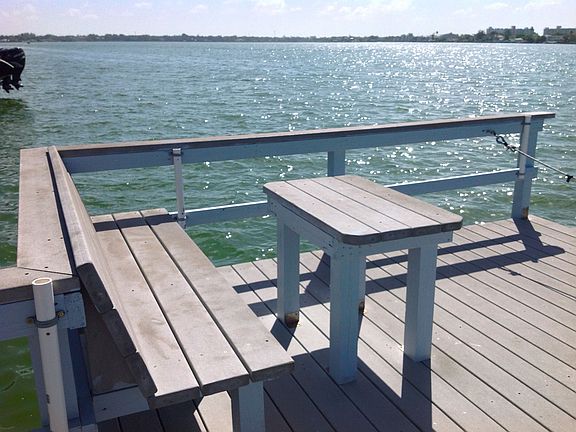 Dock seating area