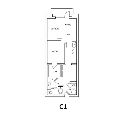 Floor plan C1