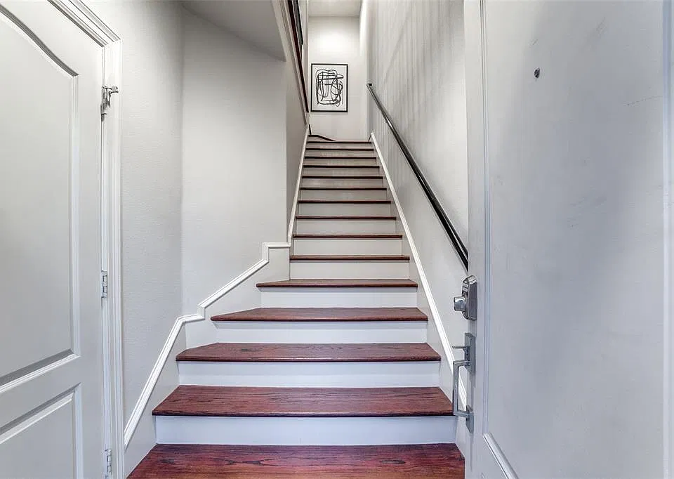 First floor contains spacious 2 car garage, yard, and entryway.