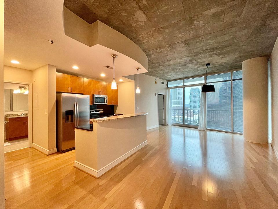 Spacious Open Floor Plan Kitchen to Living