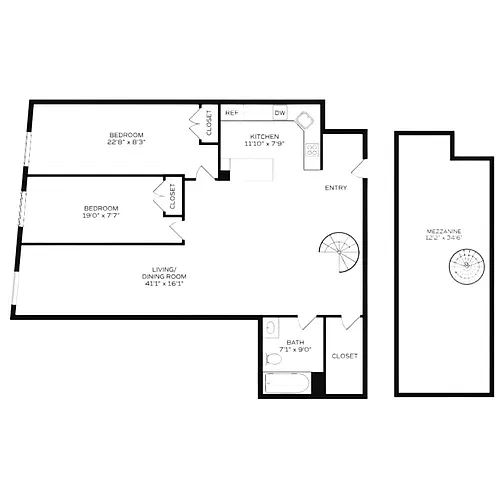 Floor plan B13