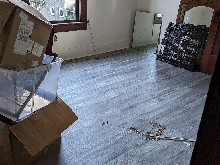 Bedroom 1. Can fit a queen bed.