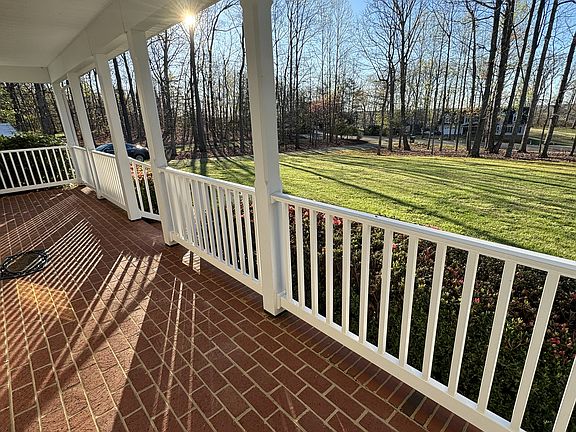 Front porch looking out towards Briar Patch Drive.