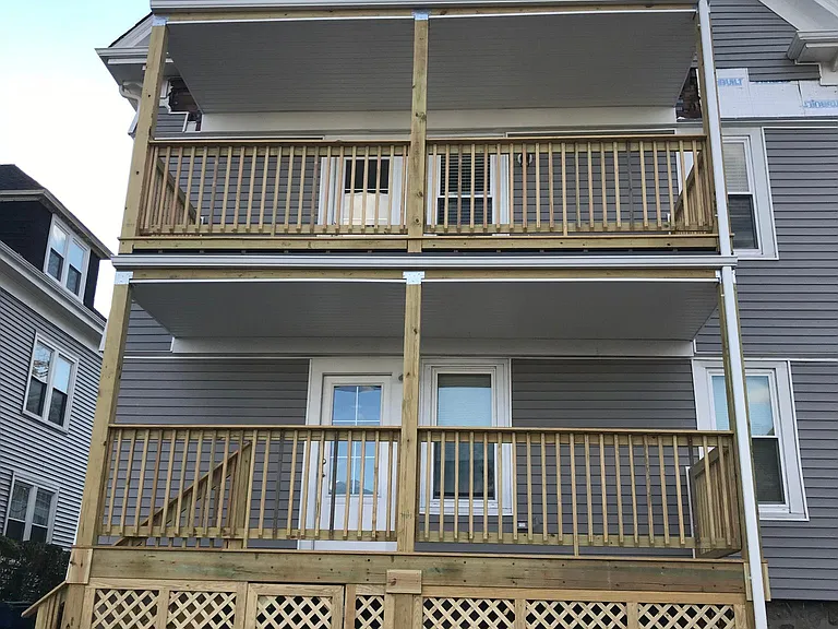 Newly renovated rear decks