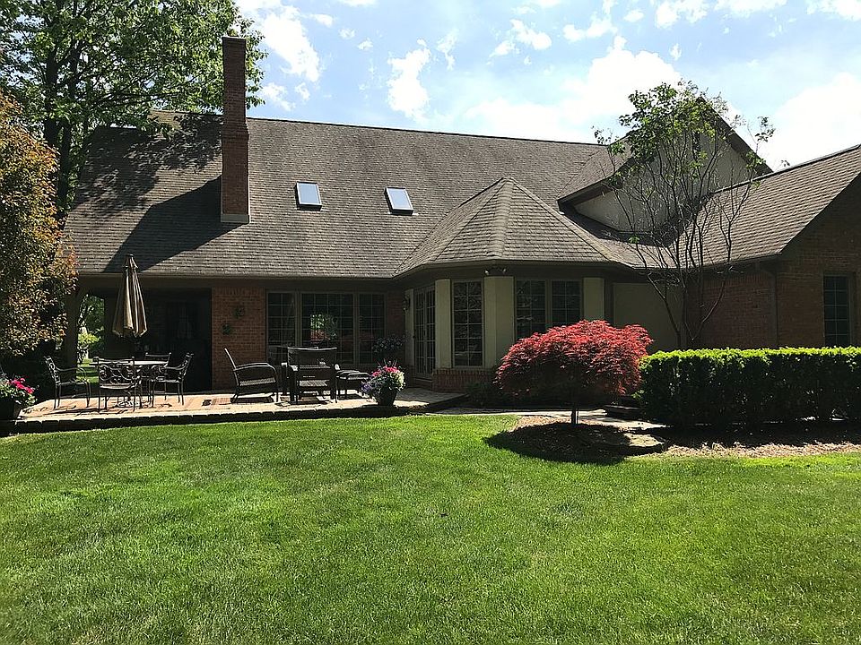 Large brick patio