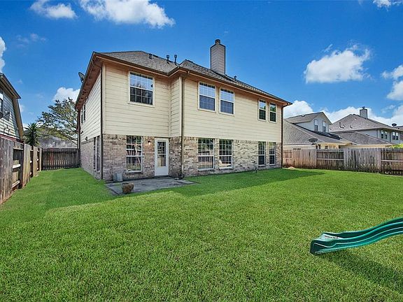 Large back yard.