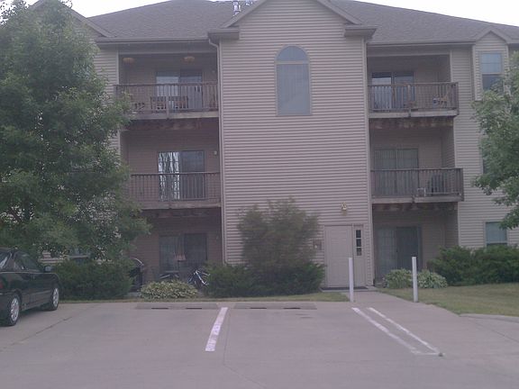 Back side of apartment