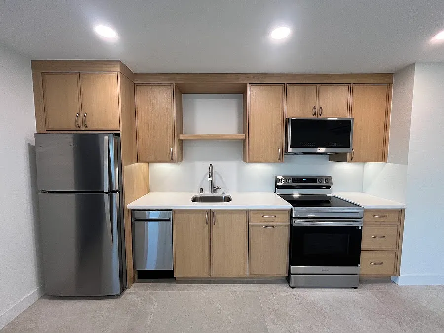 Brand new kitchen with full-size appliances and lots of storage - 5737 Stadium St