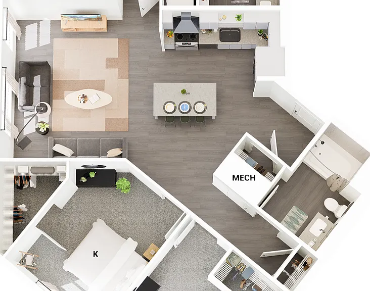 C8 floor plan The 305, A Broadstone Community